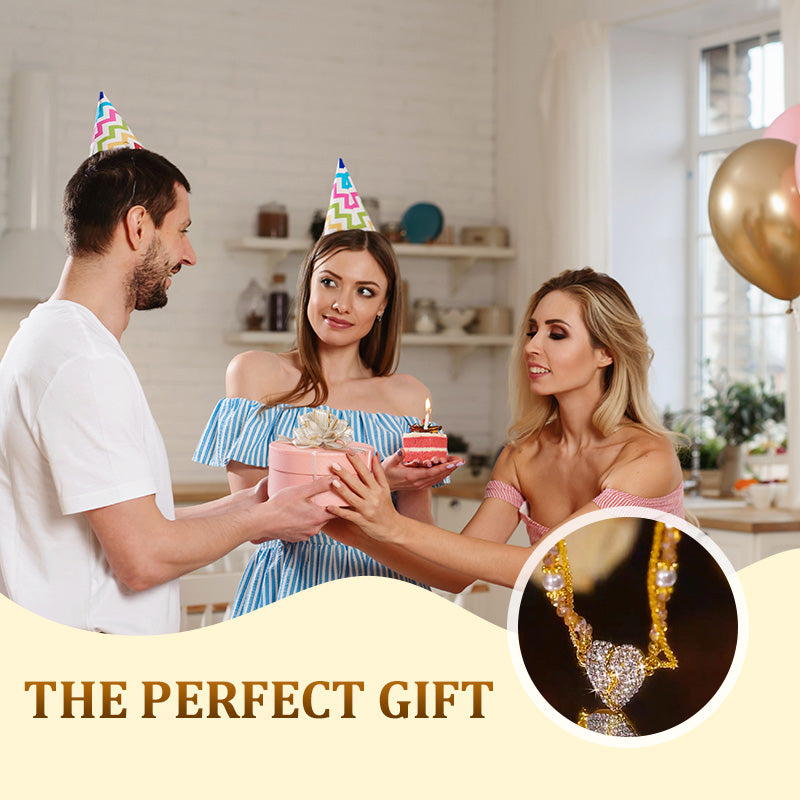 Dianara | Magnetische ketting met een paar gescheiden harten