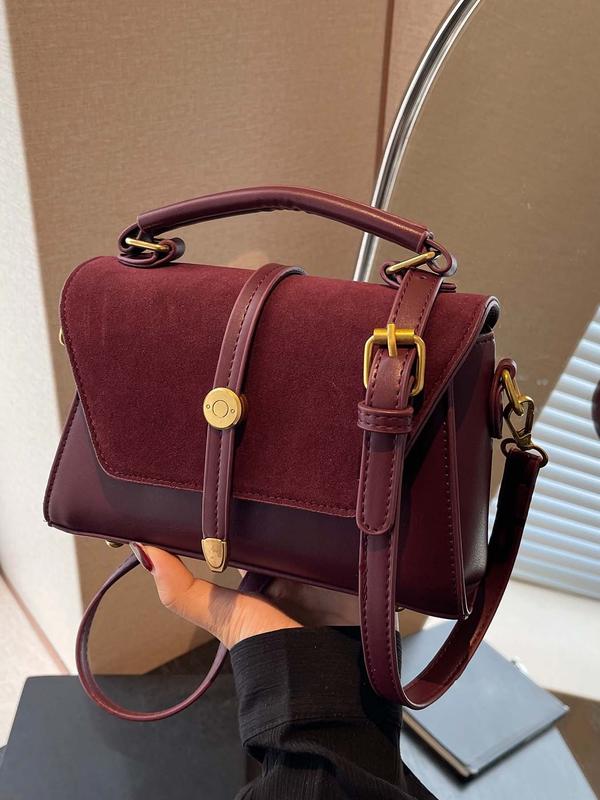 AVANLIE™ - Trendy kleine vierkante schoudertas met contrasterende stiksels 2