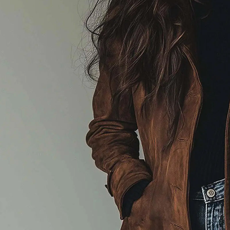 Adela | Elegante lange jas 1