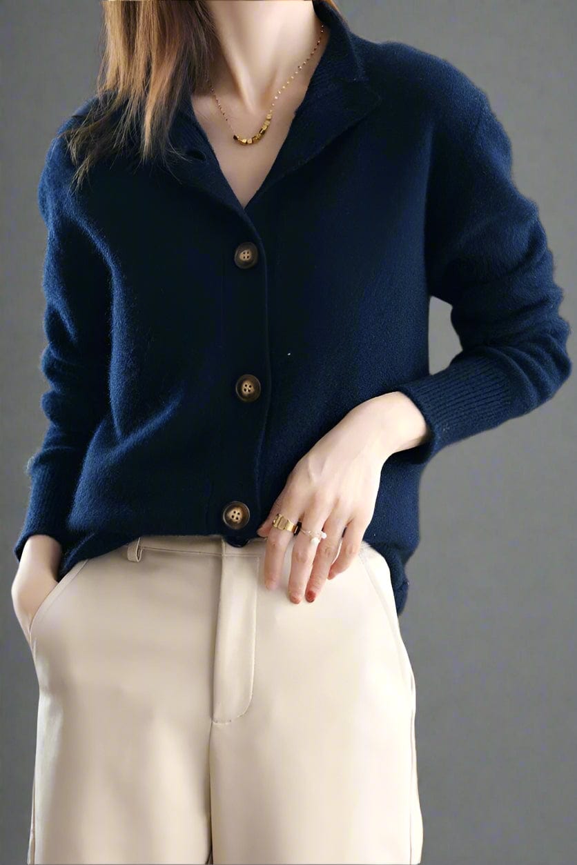 Aurora | Cashmere Knoop Cardigan
