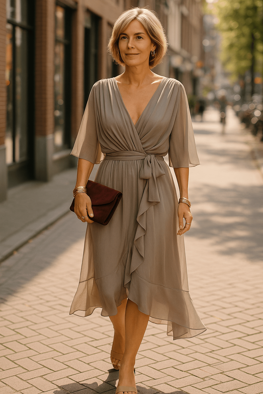 Emma | Elegante afslankende zomerjurk