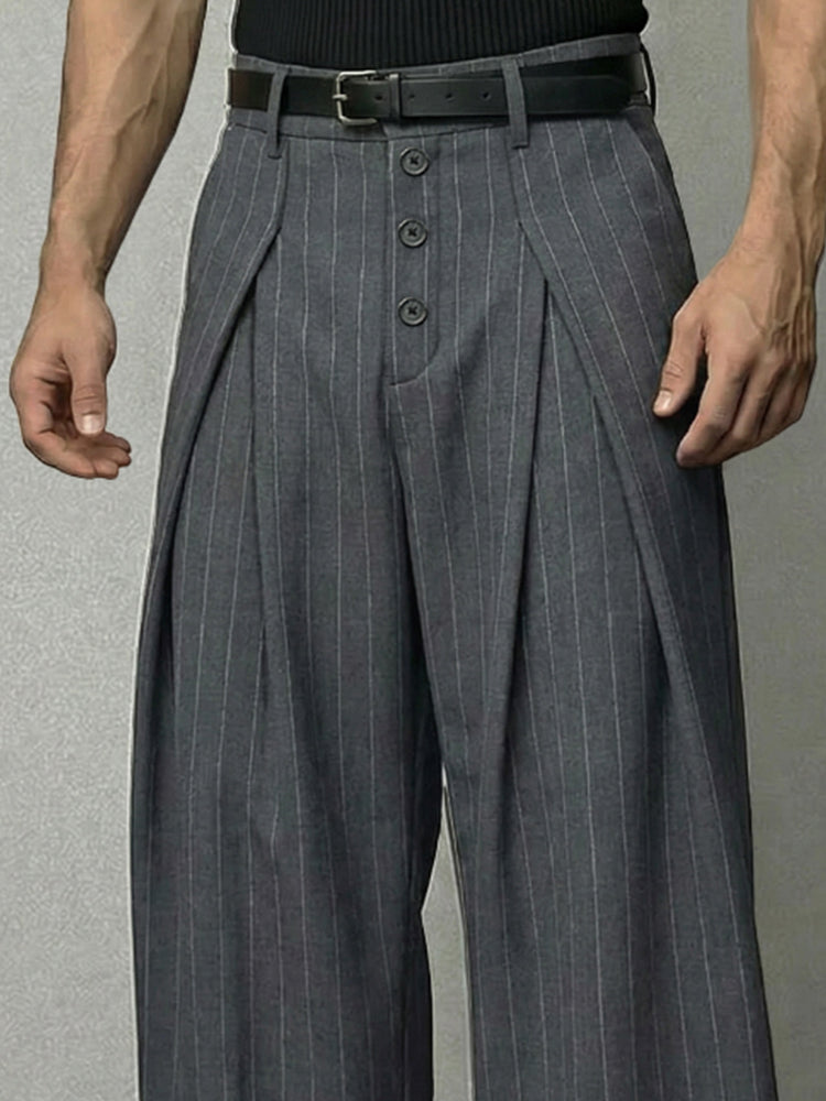 Essentail gestreepte broek met wijde pijpen 2