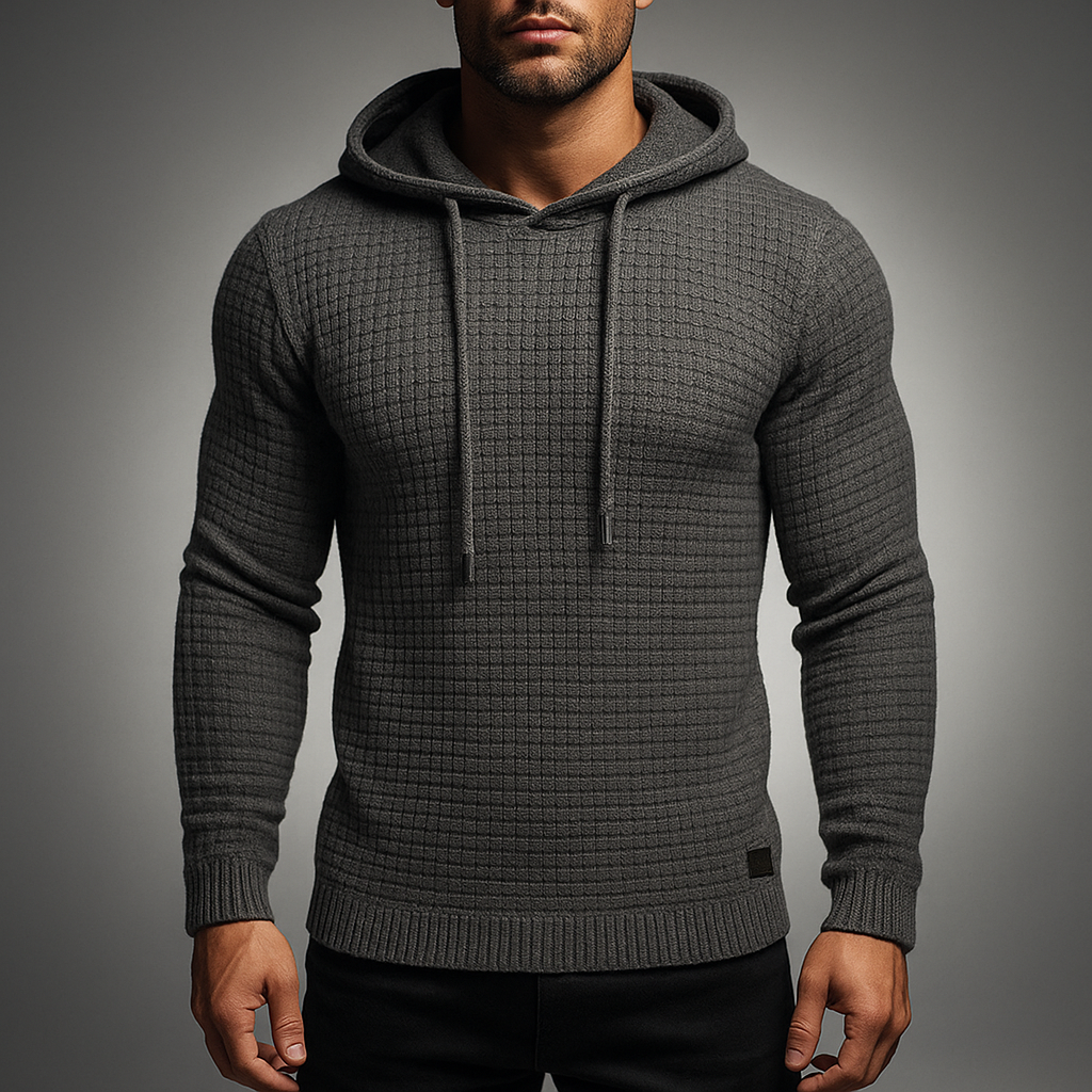 François gebreide hoodie 1