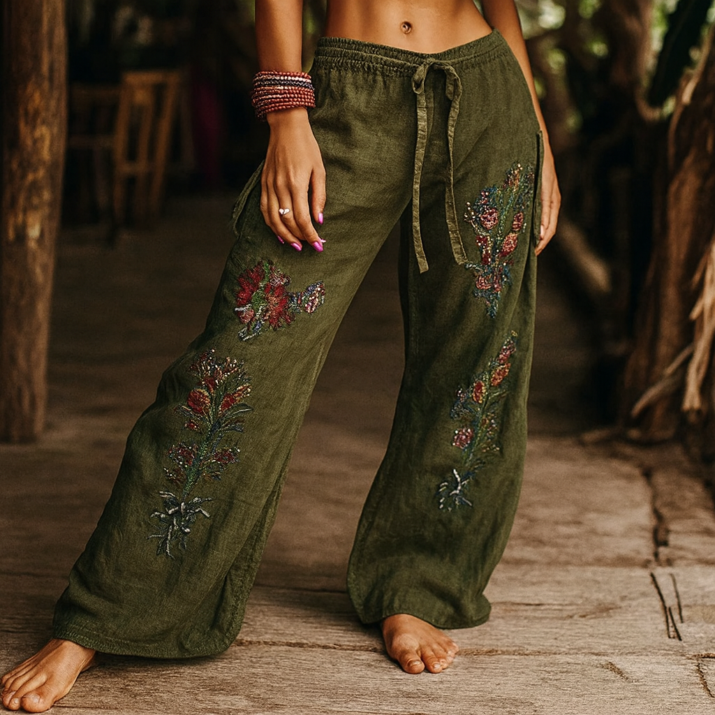 Gladys | Comfortabele Bohemian Yogabroek