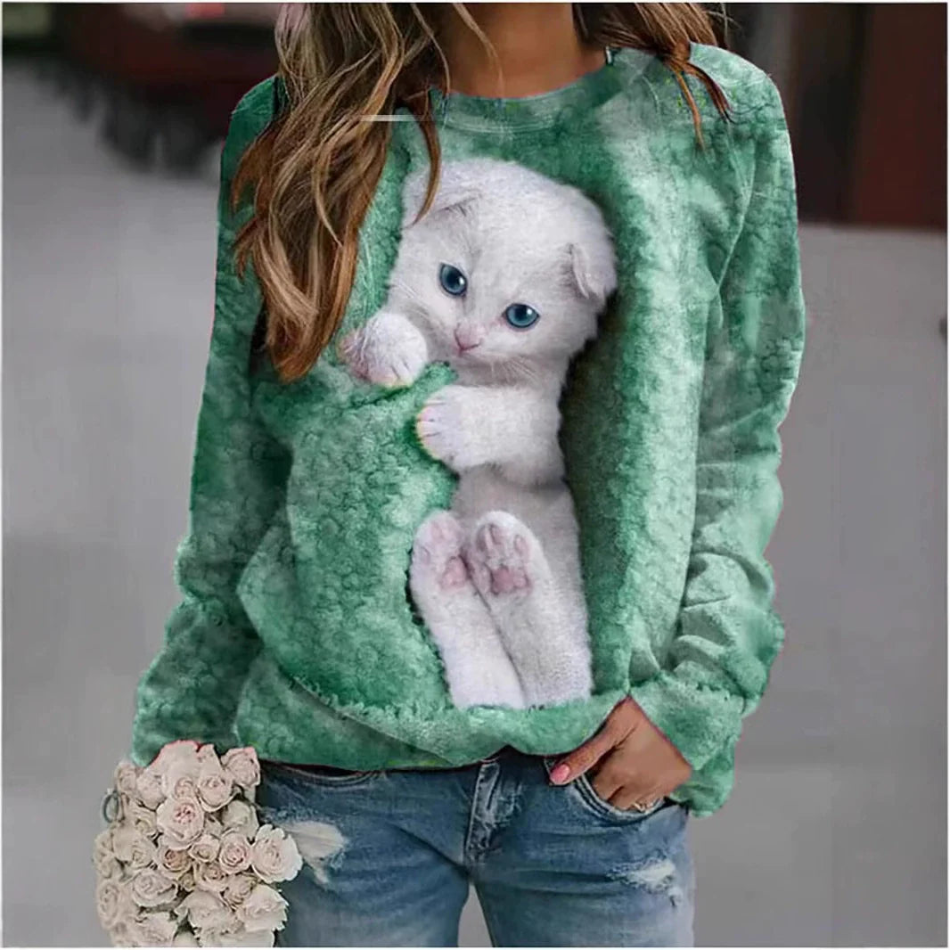 Patty | Unieke 3D Katten Trui vol Warmte