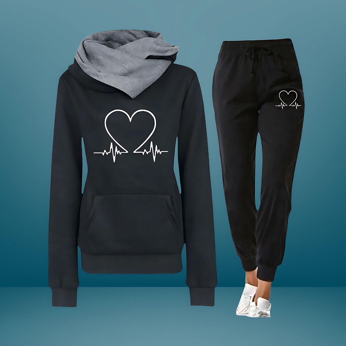 Heartbeat | Comfortabele Tweee-Delige Joggingpak