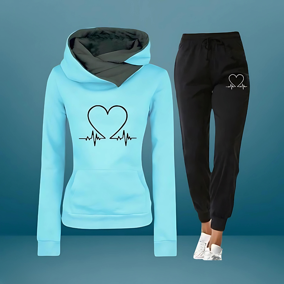 Heartbeat | Comfortabele Tweee-Delige Joggingpak