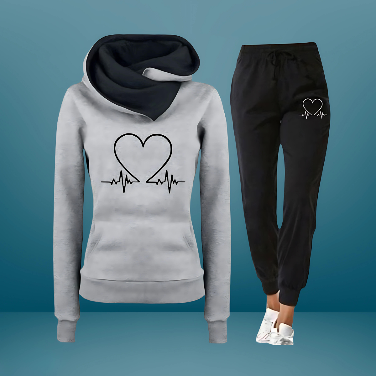 Heartbeat | Comfortabele Tweee-Delige Joggingpak