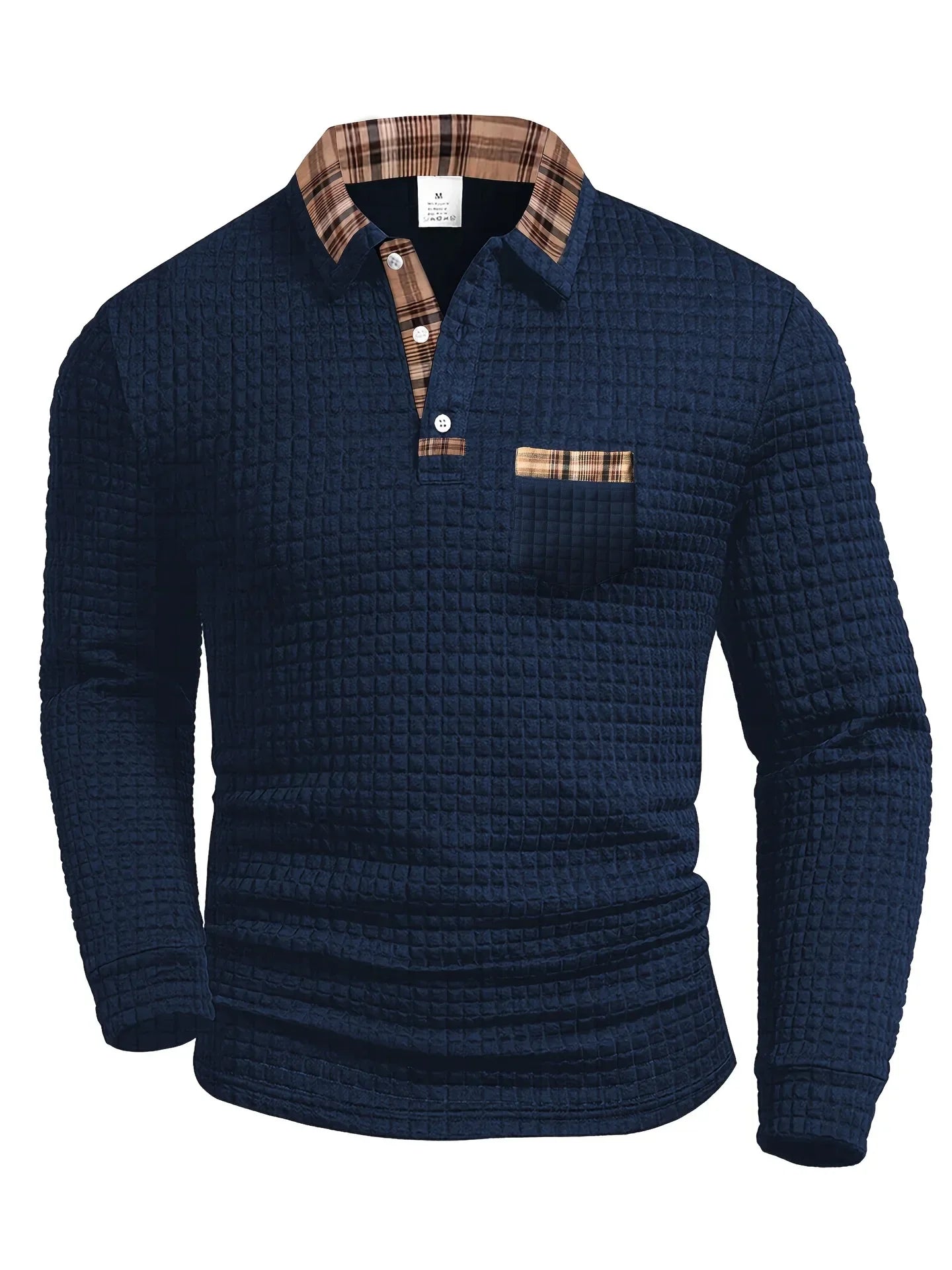 Kevin | Polo Shirt Met Ruitpatroon