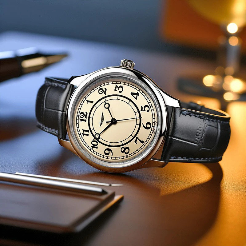 Sherlock | Vintage Horloge Met Leerband 4