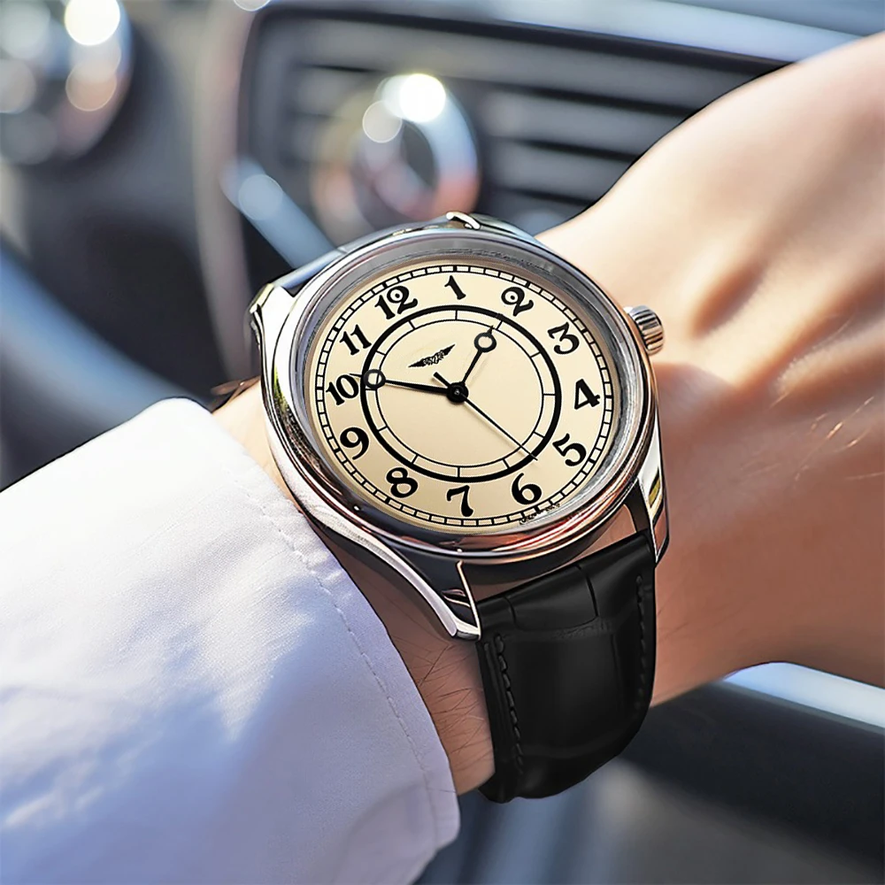 Sherlock | Vintage Horloge Met Leerband 5