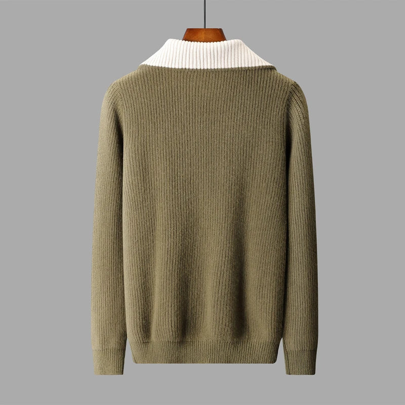 Vermont Wool Quarter Zip 2