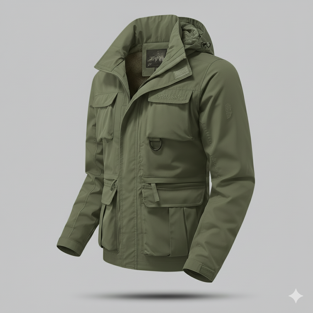 Winterjas in militaire stijl voor heren | Weerbestendig 8