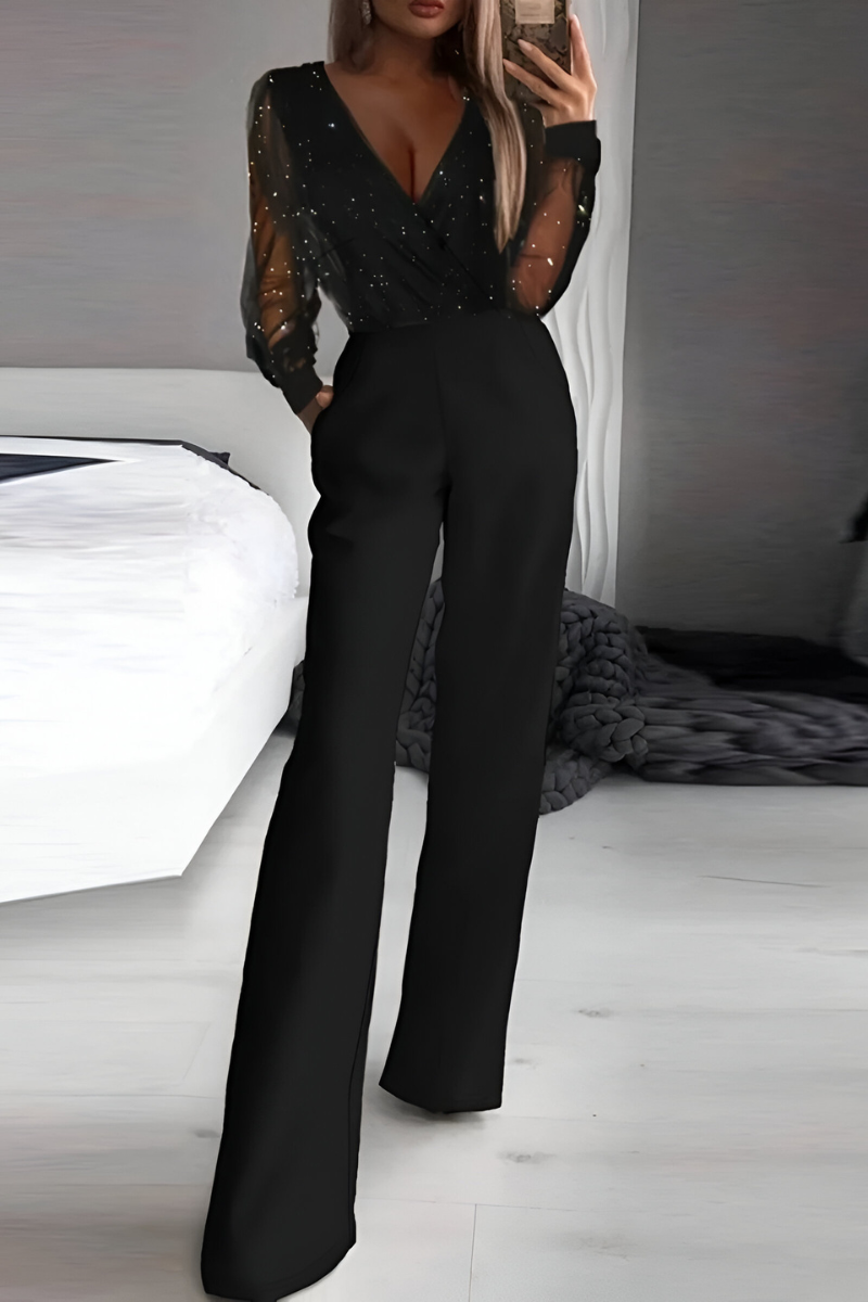 Sima | Moderne Glitter Jumpsuit