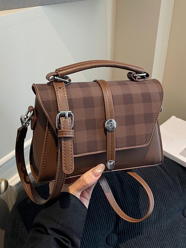 AVANLIE™ - Trendy kleine vierkante schoudertas met contrasterende stiksels 6