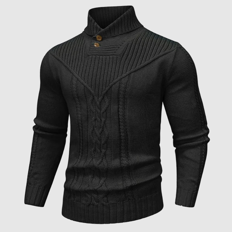 Alessandro Veneti Tailored Pullover met opstaande kraag 4