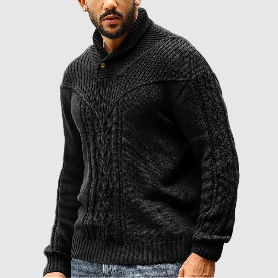 Alessandro Veneti Tailored Pullover met opstaande kraag 6