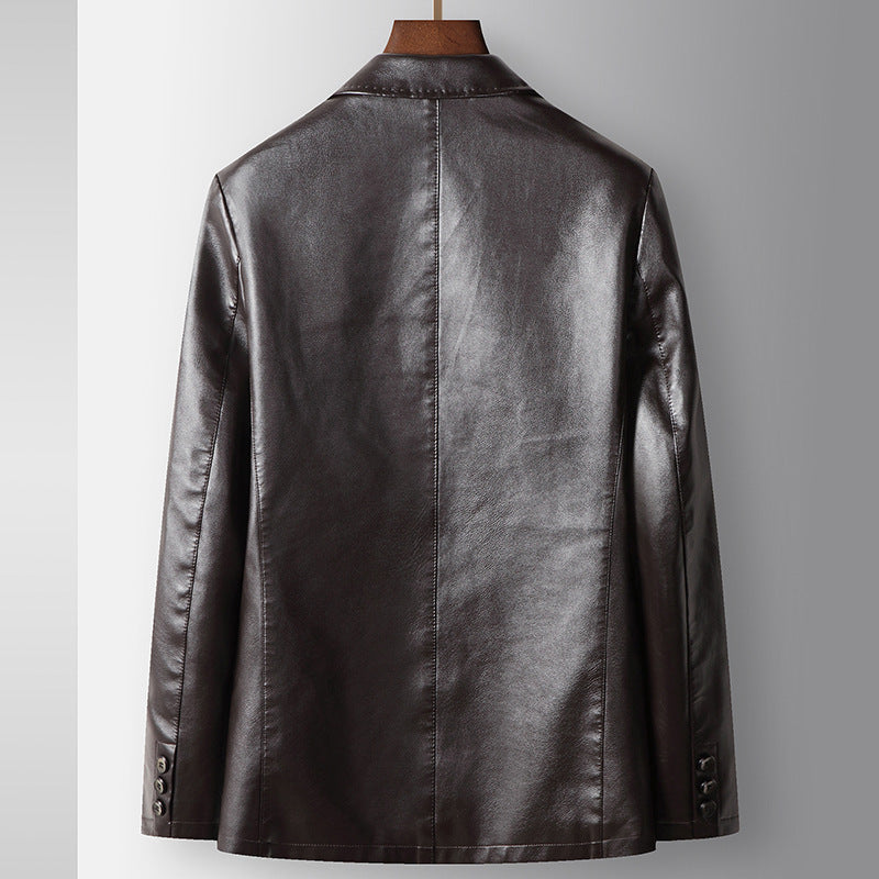 De Executive Leather Blazer 4