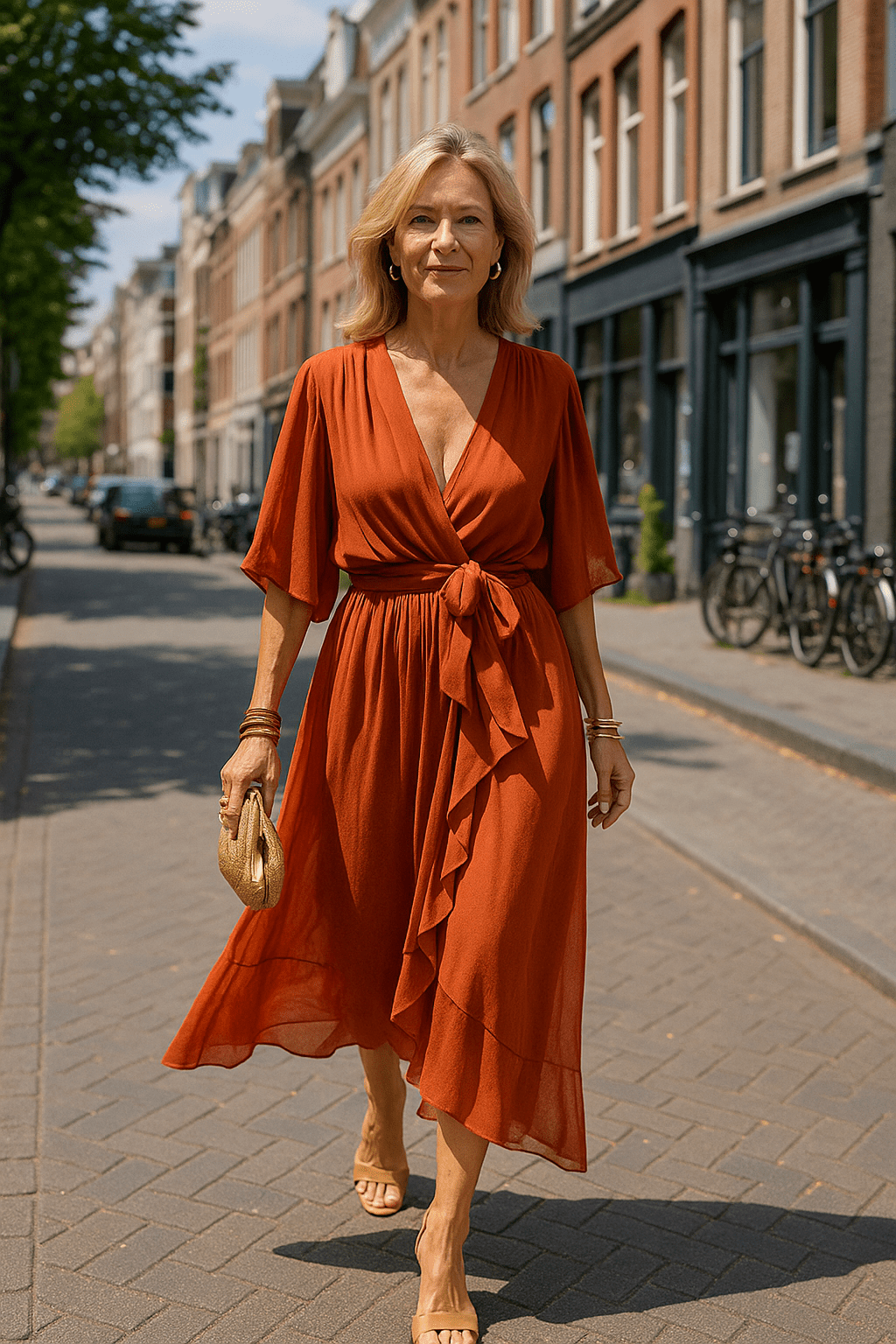 Emma | Elegante afslankende zomerjurk