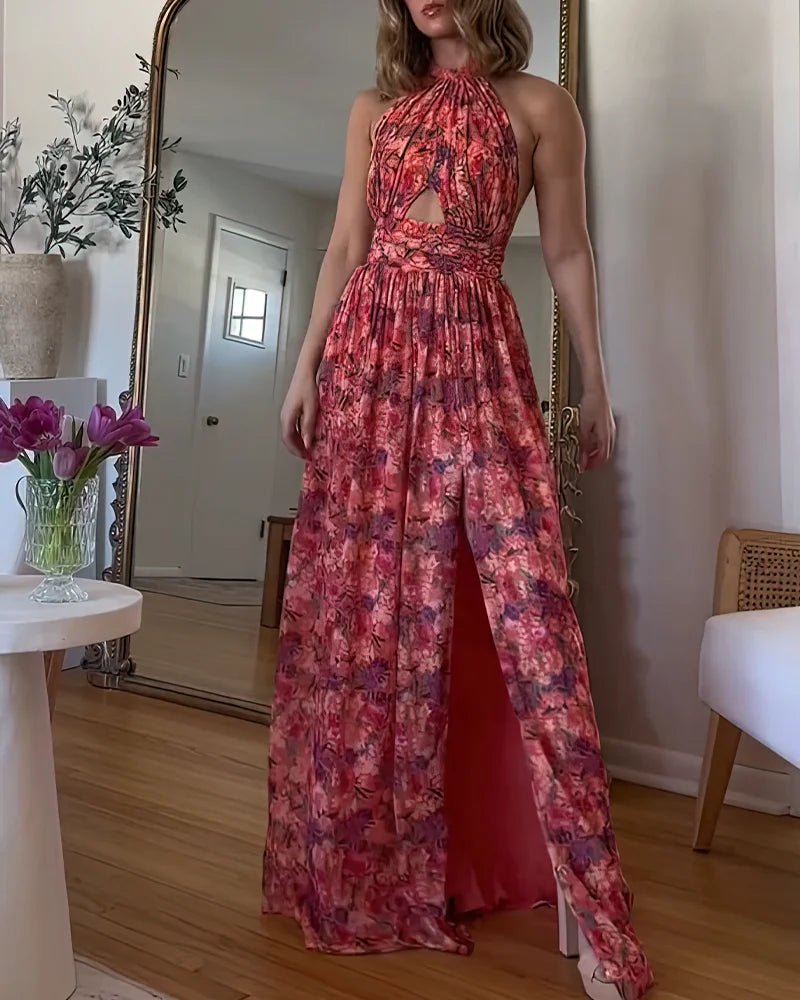 Luna |  Maxi Jurk met Bloemenprint
