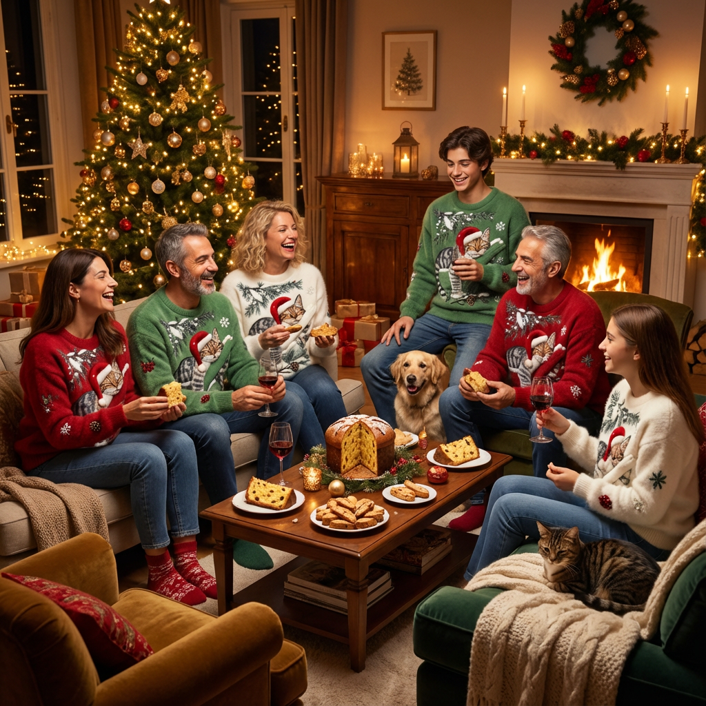 Niamh – Zachte feestelijke trui met kattendetails 8