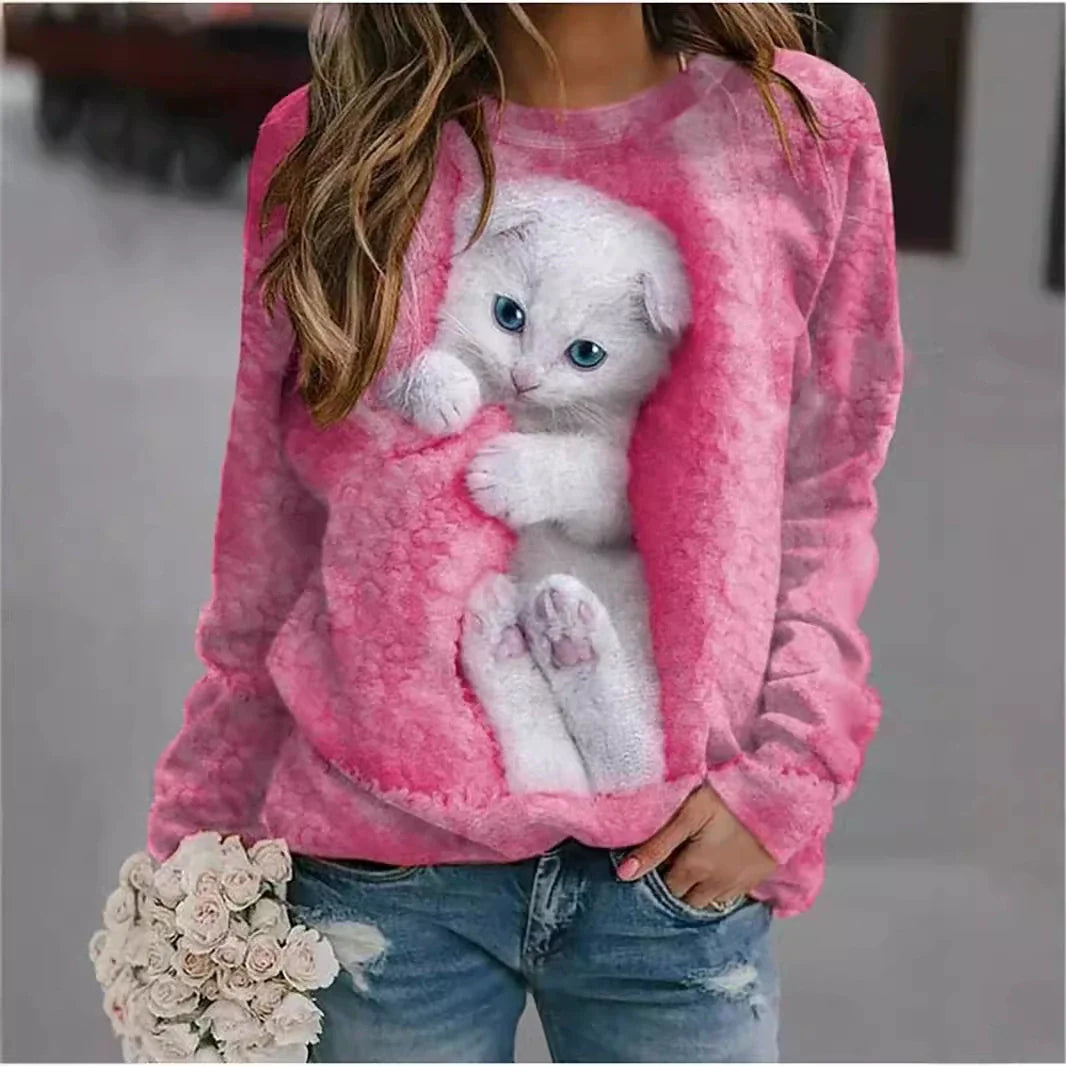 Patty | Unieke 3D Katten Trui vol Warmte
