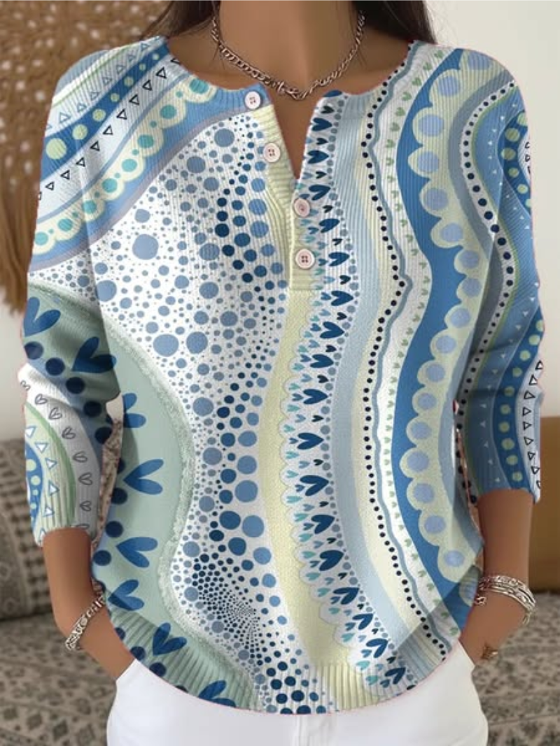 Mirana | Zachte trui met knopen