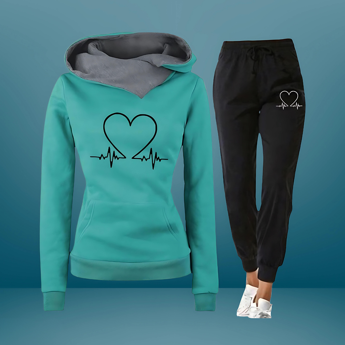 Heartbeat | Comfortabele Tweee-Delige Joggingpak