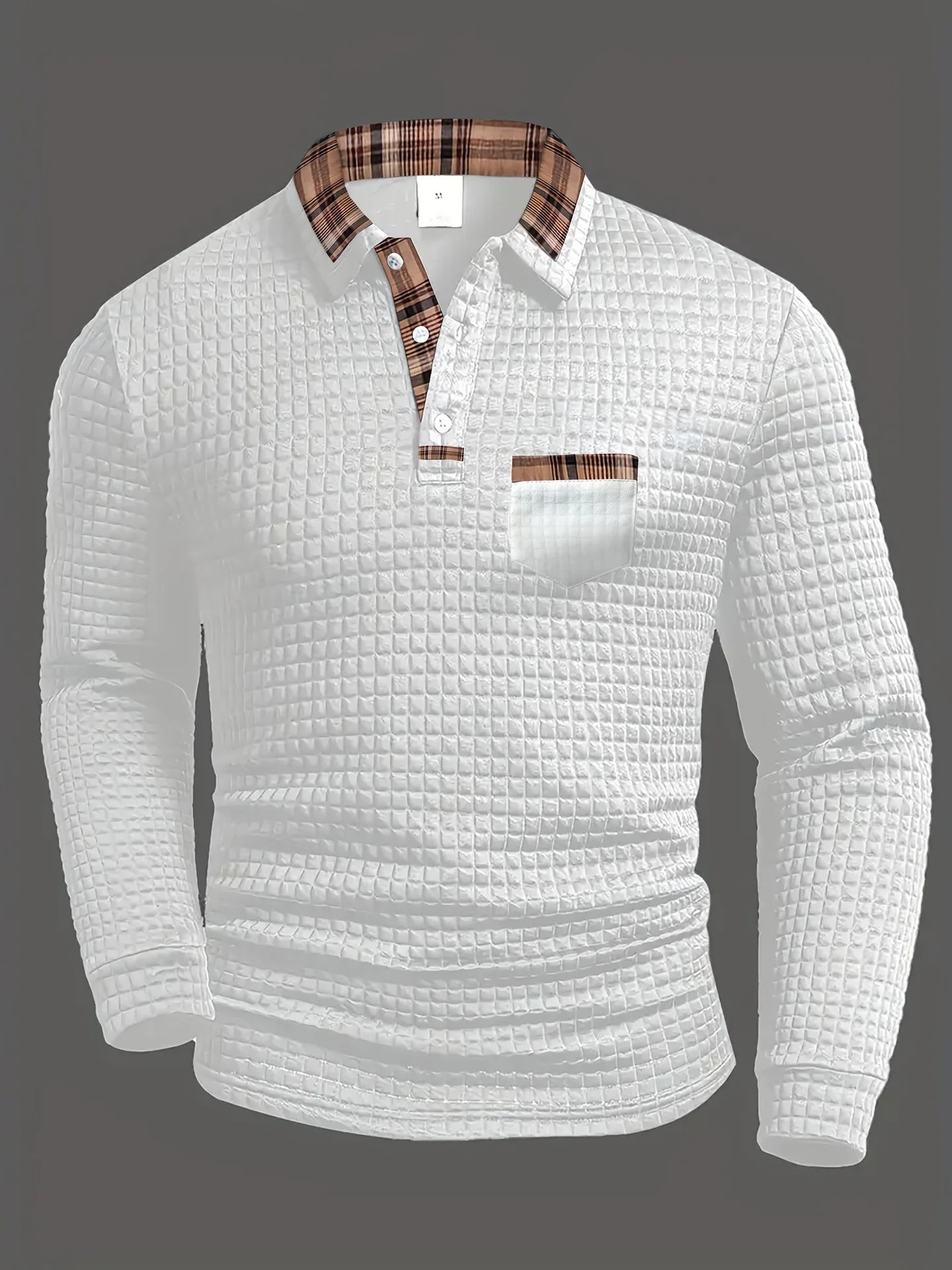 Kevin | Polo Shirt Met Ruitpatroon
