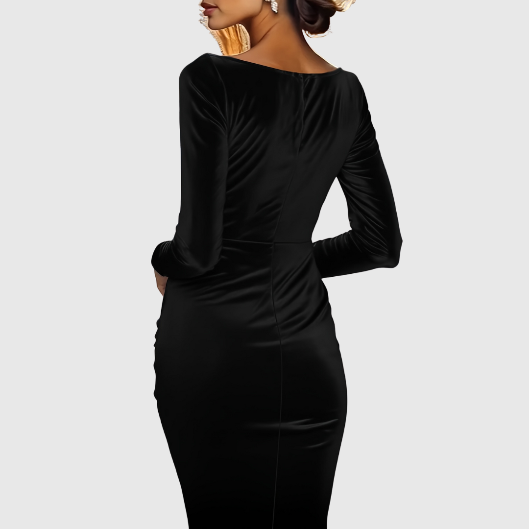 Selliv | Effen Bodycon Feestjurk 1