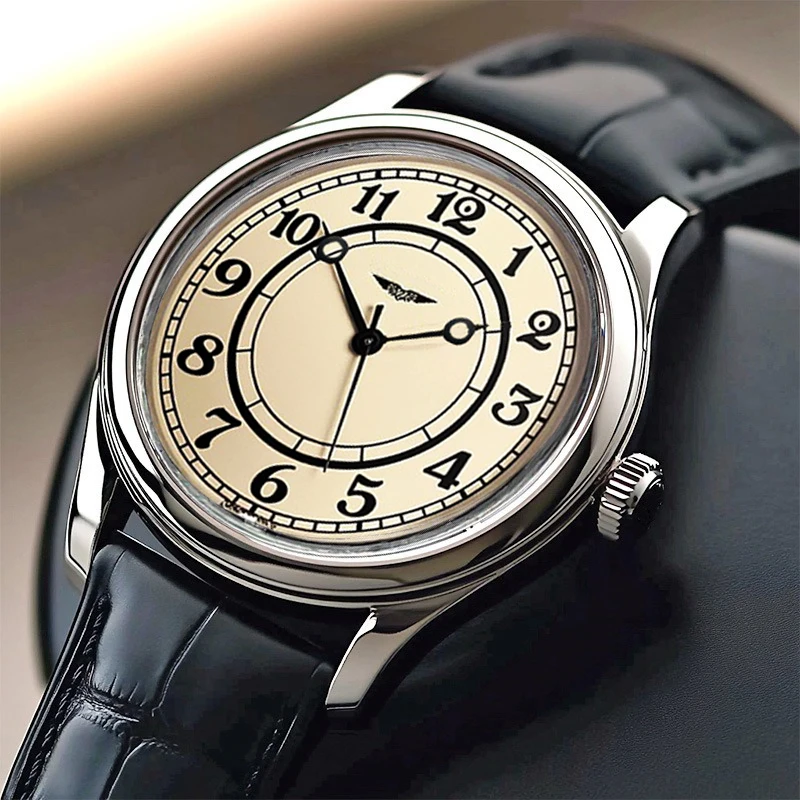 Sherlock | Vintage Horloge Met Leerband 1