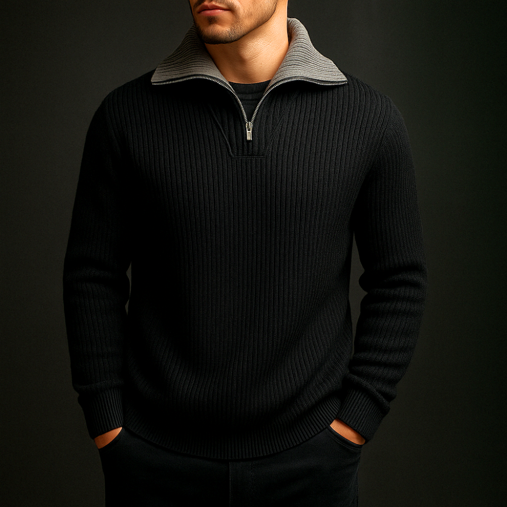 Vermont Wool Quarter Zip 5